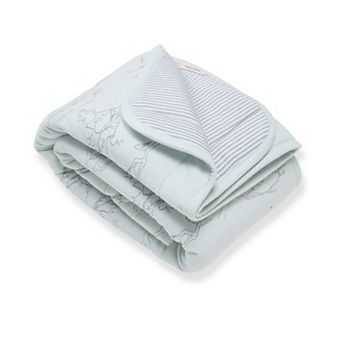 Burt's Bees Baby Organic Cotton Reversible Baby Blanket