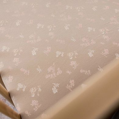 Burt's Bees Baby Whimsical Floral Organic Cotton Fitted Crib Sheet