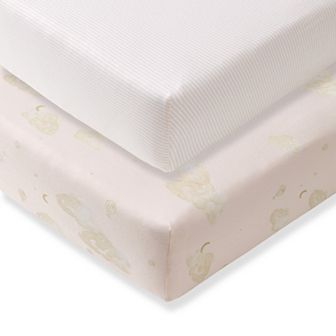 Burt's Bees Baby Organic Cotton Good Night Sky Crib Sheets 2 pc