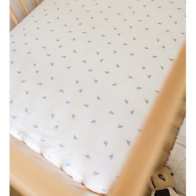 Burt's Bees Baby Organic Cotton BEESNUG® Fitted Crib Sheet