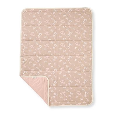 Burt's Bees Baby Whimsical Floral Organic Cotton Reversible Blanket