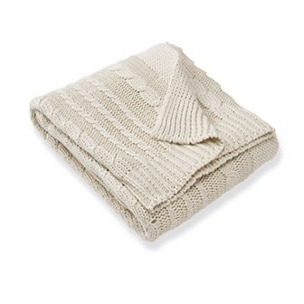 Burt's Bees Baby Organic Cotton Cable Knit Blanket