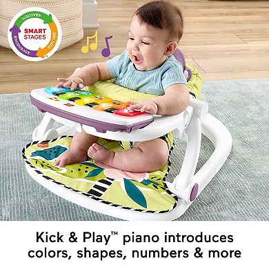 Fisher-Price Kick & Play Deluxe Sit-Me-Up Activity Center with Piano Toy
