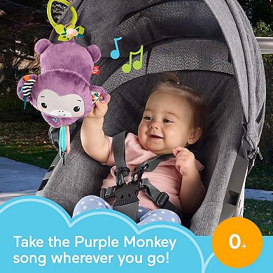 Fisher-Price Sing & Go Plush Monkey Sensory Toy