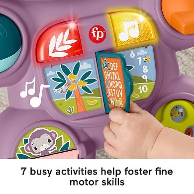Fisher-Price Learn with Me Monkey Walker Baby Learning Toy with Music & Lights