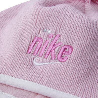 Baby Nike Play For All Peak Beanie & Mittens Set