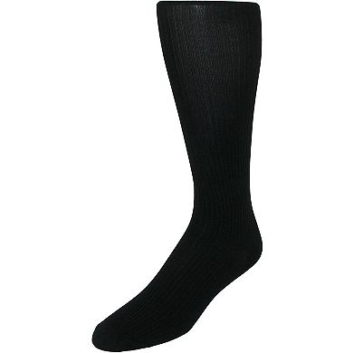 Jefferies Socks Men's Microfiber Over the Calf Dress Socks (2 Pair Pack)