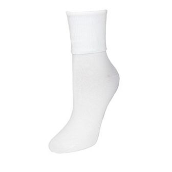 Jefferies Socks Women's Plus Size Cotton Turn Cuff Sock