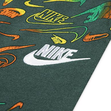 Boys 4-7 Nike All-Over Print Swoosh Reveal Fleece Joggers