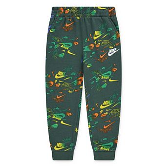Boys 4-7 Nike All-Over Print Swoosh Reveal Fleece Joggers