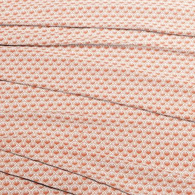 Patina Vie Pre-Washed Coastal Printed Microfiber Sheet Set with Pillowcases