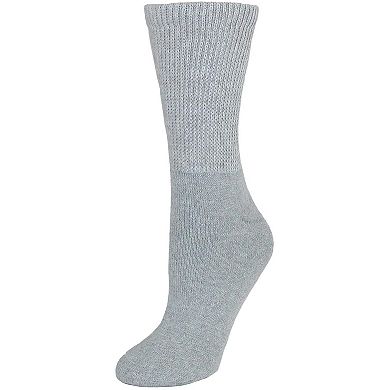 CTM Women's Diabetic Crew Socks (3 Pair Pack)