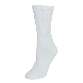 CTM Women's Diabetic Crew Socks (3 Pair Pack)