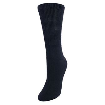 CTM Women's Cushioned Diabetic Crew Socks (3 Pair Pack)