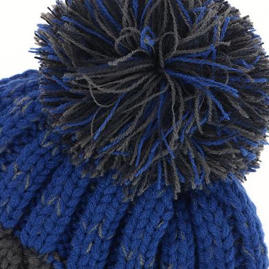 Grand Sierra Kids' Fleece Lined Chunky Marled Knit Winter Cuff Beanie