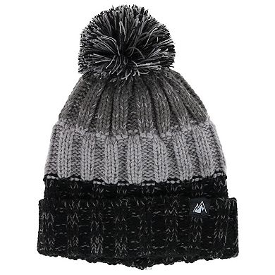 Grand Sierra Kids' Fleece Lined Chunky Marled Knit Winter Cuff Beanie