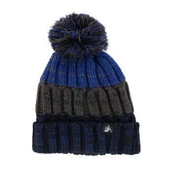 Grand Sierra Kids' Fleece Lined Chunky Marled Knit Winter Cuff Beanie