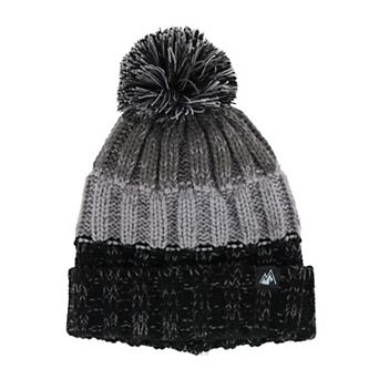 Grand Sierra Kids' Fleece Lined Chunky Marled Knit Winter Cuff Beanie