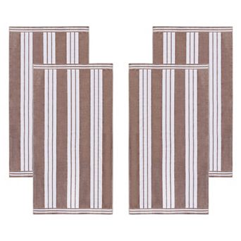 SUPERIOR Cabana Stripe Oversized Cotton 4 pc Beach Towel Set
