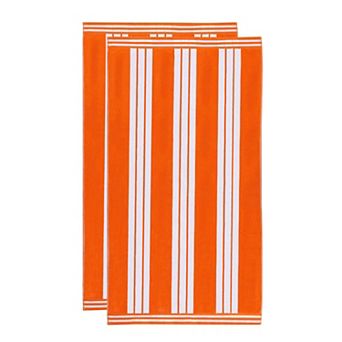 SUPERIOR Cabana Stripe Oversized Cotton 2 pc Towel Set
