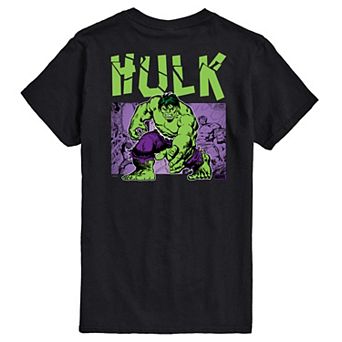 Big & Tall Hulk Comic Graphic Tee