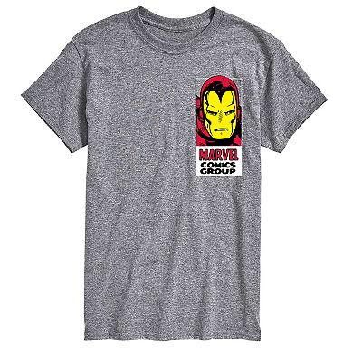 Big & Tall Iron Man The Invincible Comic Graphic Tee