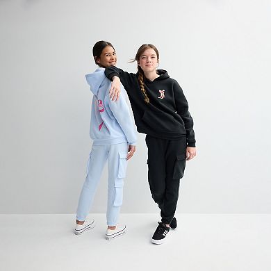 Girls 7-16 Harper & Ivy Bow Graphic Hoodie