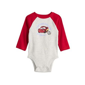 Disney / Pixar’s Cars Lightning McQueen Baby Boy Long Sleeve Bodysuit by Jumping Beans®