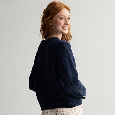 Juniors' SO® Prep Pullover Sweater