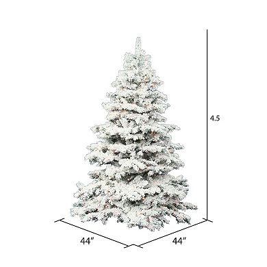 Vickerman 4.5-ft. Flocked Alaskan Pine Artificial Christmas Tree