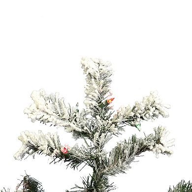 Vickerman 4.5-ft. Flocked Alaskan Pine Artificial Christmas Tree