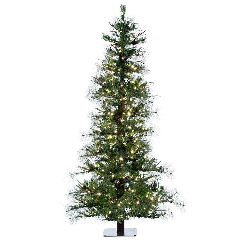 Vickerman 6-ft. Artificial Christmas Tree with Warm White Dura-lit LED ...