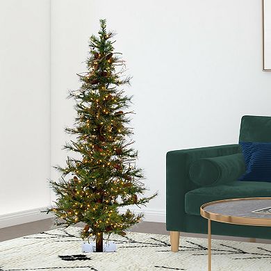 Vickerman 6-ft. Artificial Christmas Tree with Warm White Dura-lit LED Lights