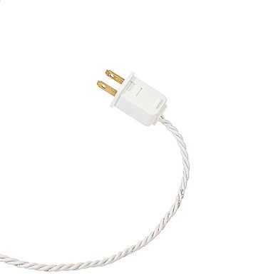 Vickerman Artificial Sparkle White Spruce Christmas Tree with Warm White LED Lights - 3.5-ft.