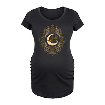 Maternity Celestial Florals Graphic Tee