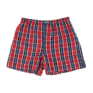 Knocker Men's Plaid Boxer Shorts (3 Pack)