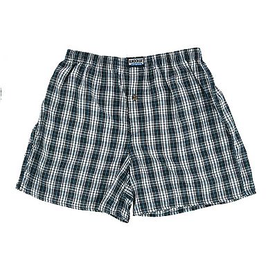 Knocker Men's Big and Tall Plaid Boxer Shorts (3 Pack)