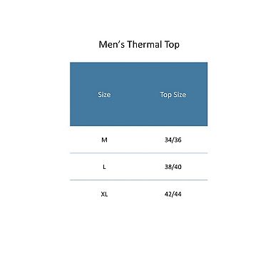 Cotton Plus Men's Thermal Underwear Long Sleeve Shirt