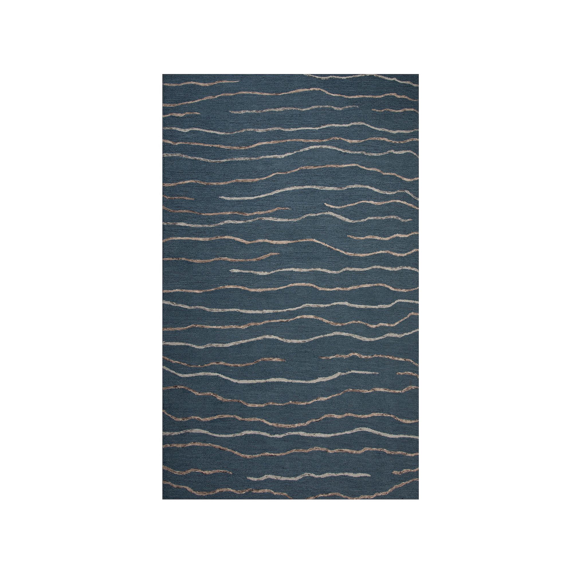 Alora Decor Weston Rectangle Rug, Dark Blue