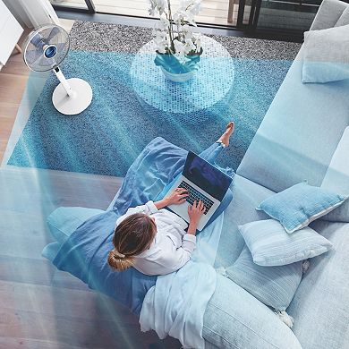 Rowenta Turbo Silence Extreme+ Stand Fan with Remote, Auto-Off Timer & Oscillation