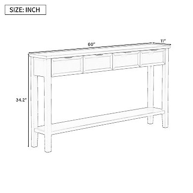 Merax Contemporary High-Quality Entryway Console Table