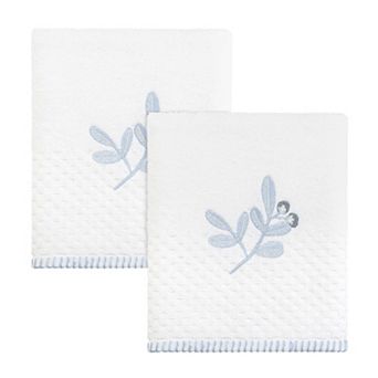 IZOD Kingsley 2 pc Fingertip Towel, or Hand Towel, or Bath Towel Set