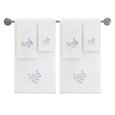 IZOD Kingsley 2-Piece Fingertip Towel, or Hand Towel, or Bath Towel Set