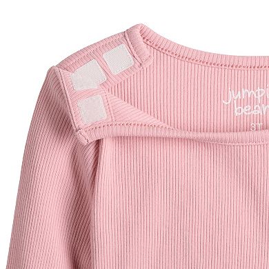 Toddler Girls 6-12 Jumping Beans® Physical Adaptive Long Sleeve Ribbed Tee