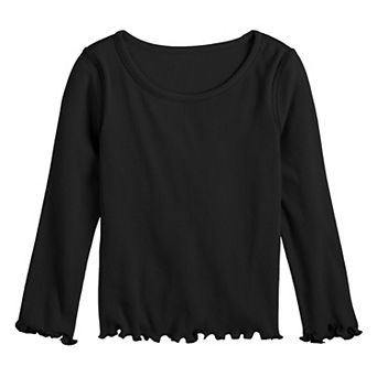Toddler Girls 4-12 Jumping Beans® Sensory Adaptive Long Sleeve Rib Tee