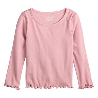 Toddler Girls 4-12 Jumping Beans® Sensory Adaptive Long Sleeve Rib Tee