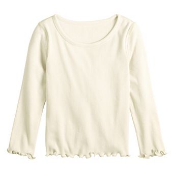 Toddler Girls 4-12 Jumping Beans® Sensory Adaptive Long Sleeve Rib Tee