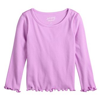 Toddler Girls 4-12 Jumping Beans® Sensory Adaptive Long Sleeve Rib Tee