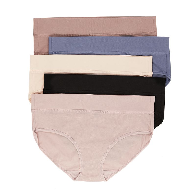 Women's Jezebel Pima Cotton Hipster Panty 4831P5 5-Pack, Size: XXL, City Basics