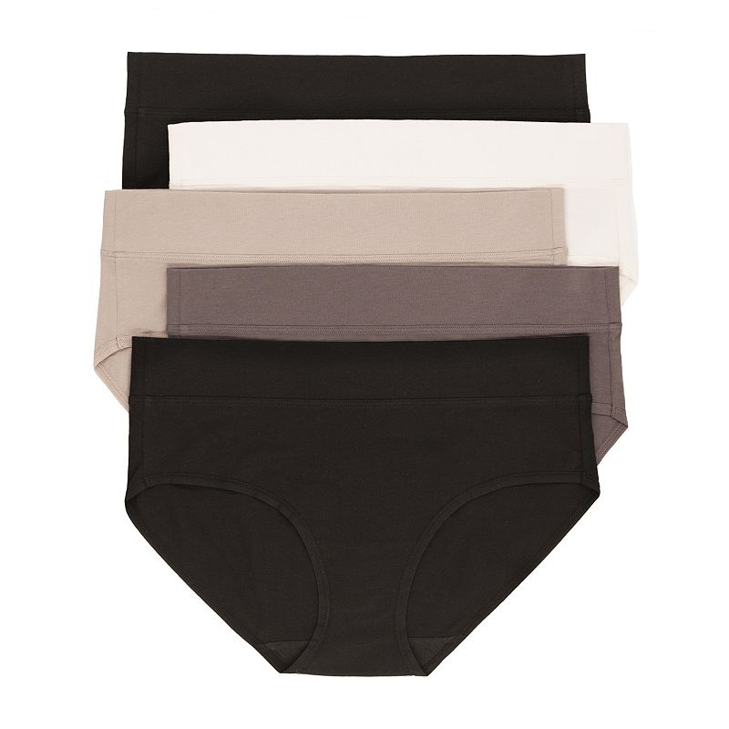 Women's Jezebel Pima Cotton Hipster Panty 4831P5 5-Pack, Size: Medium, Classics